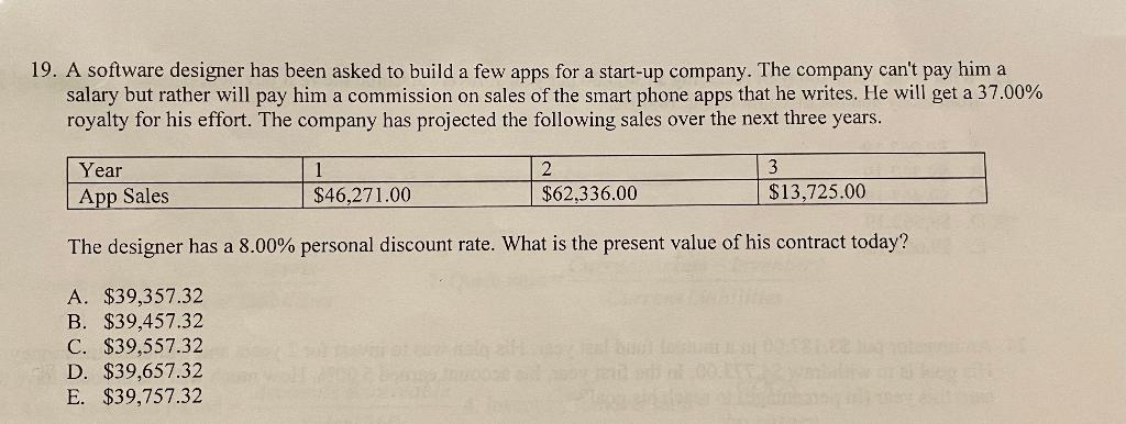  9. A software designer has been asked to build a few