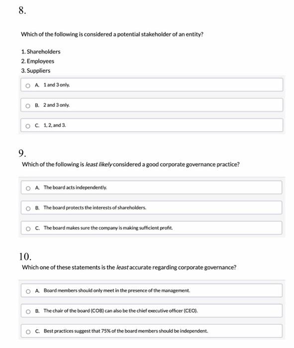 fixed investments. O A Firms that separate voting rights across different classes.