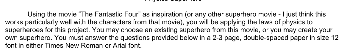 This is a very unique assignment. Please read this whole description, make