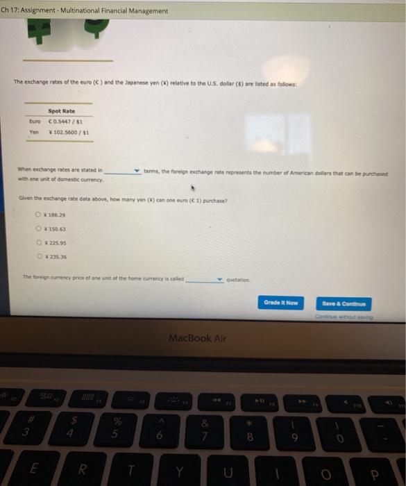 Keep the Highest/3 2. Foreign exchange rate quotations An exchange rate is