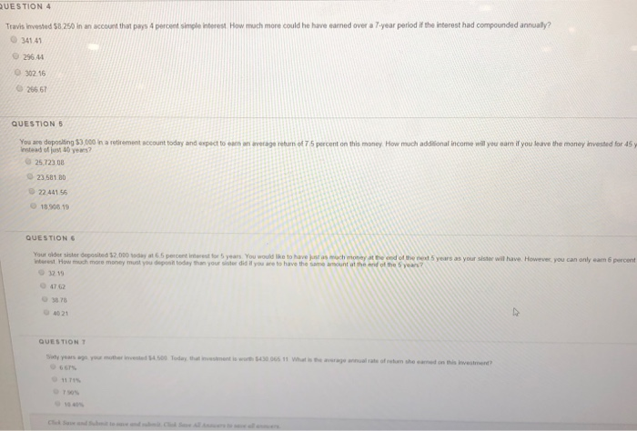 reinvested from prior periods is called Simple interest Compound interest Dual interest