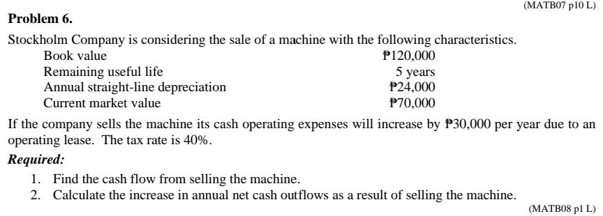 Can you help me with this? (MATB07 P10 L) Problem 6.