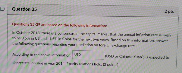 I need ONLY the answer for question #37. I have included all