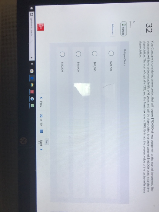  Your Company is considering a new project that will require $710,000