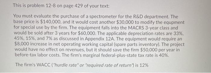 is the project's annual cash flow for year 1? $50,000 ($3,660) $52,440