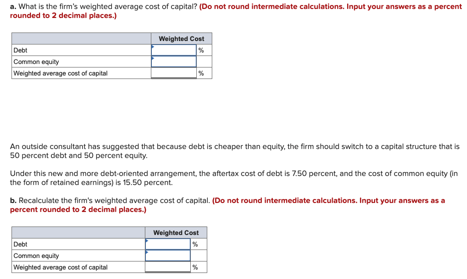 The aftertax cost of debt is 6.50 percent, and the cost of