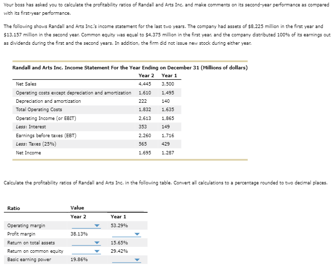 DROP DOWN OPTIONS ARE: Operating margin (70.55% or 74.66% or 41.96%