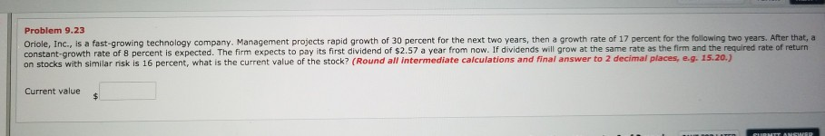 $3.12 and is expected to increase its dividend at a constant rate
