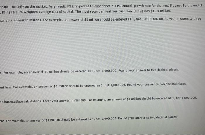 other firms will have developed comparable technology, and RT's growth rate will