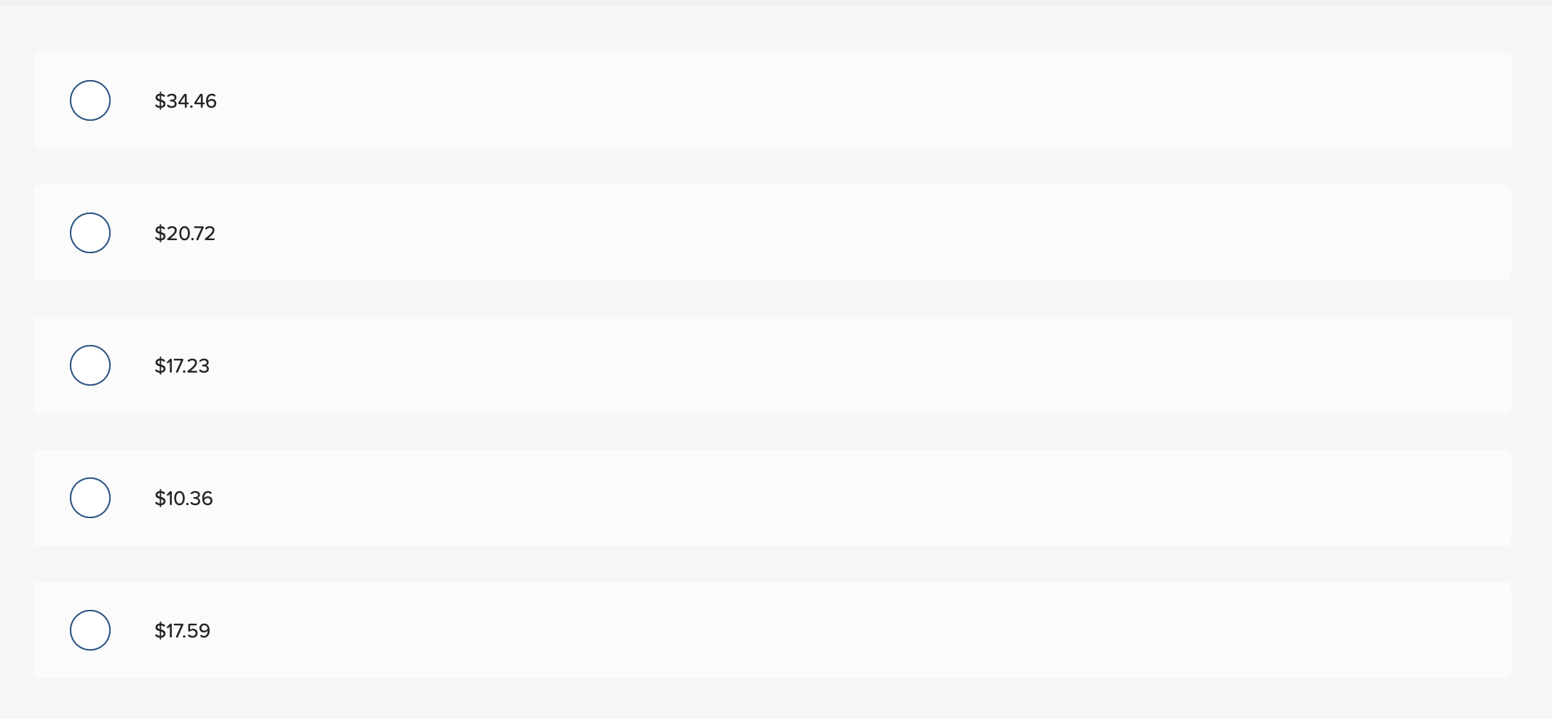 What is the implicit (dollar) interest for the first year of an