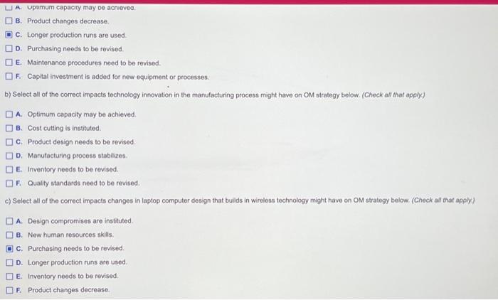 a company. For instance, discuss what impact the following internal factors might