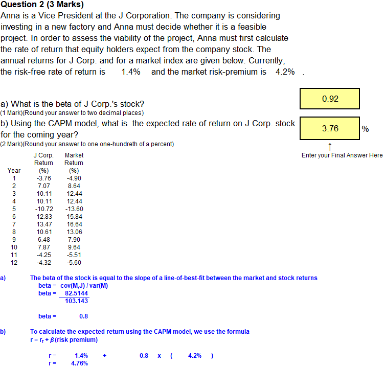 Here is the answer to a question in my assignment. I was