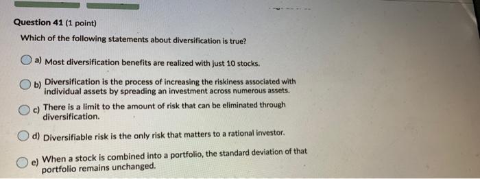 of the following best describes the probability that this stock will gain