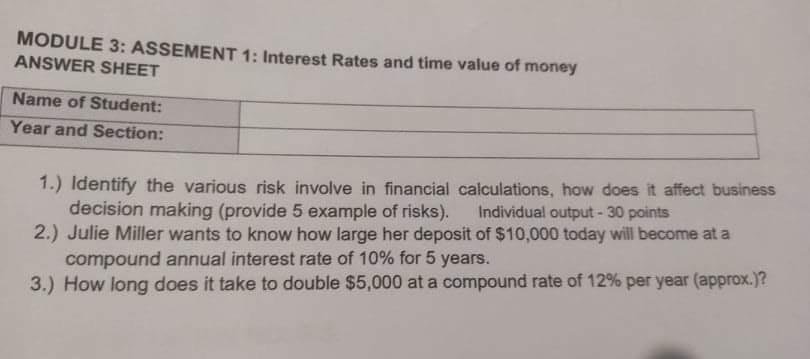  Please answer it all and guaranteed a thumbs up and make