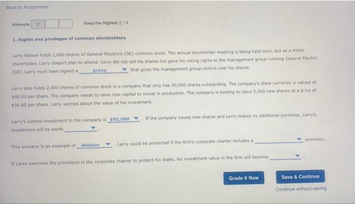  Back to Assignment Attempte 2 Keep the Highest 2/4 1. Rights