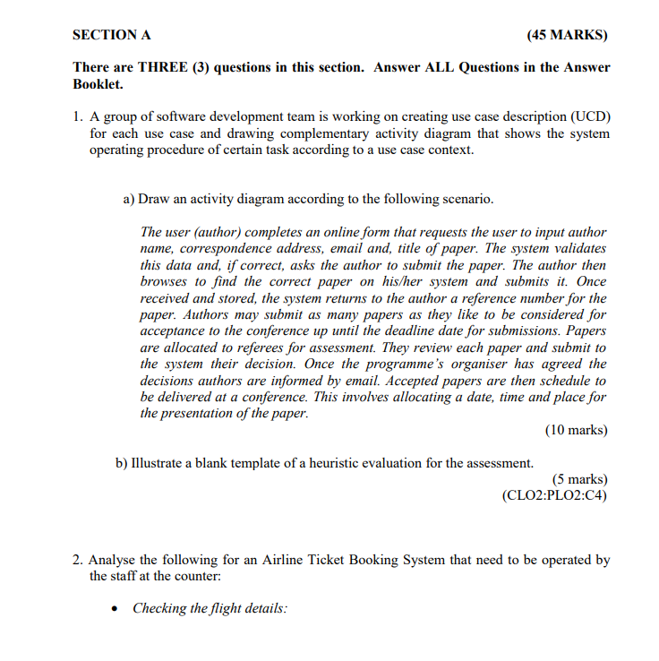  Please answer all the questions above in system analysis and design