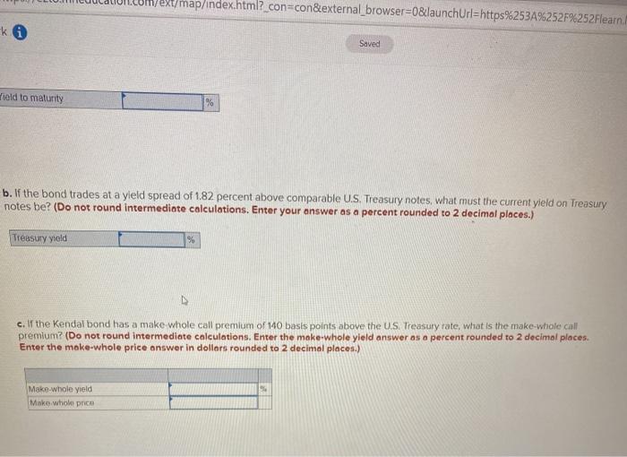 please try again! if correct i will like!! Problem 18-26 Make-Whole Call