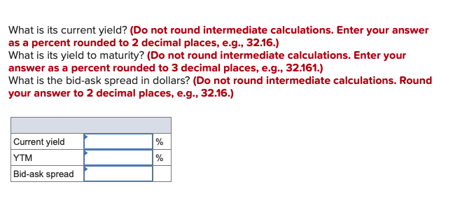 (Do not round intermediate calculations. Enter your answer as a percent rounded