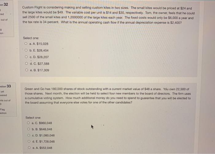  on 32 + red Custom Flight is considering making and selling