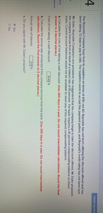 Need help with Question 4 a) and Question 5 Check my wor