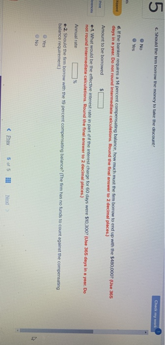 net 60. Reynolds has not been utilizing the discount offered and has