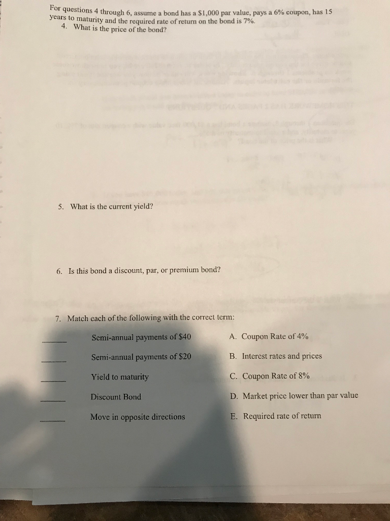 receive full credit, you must show some work on problems 1 through