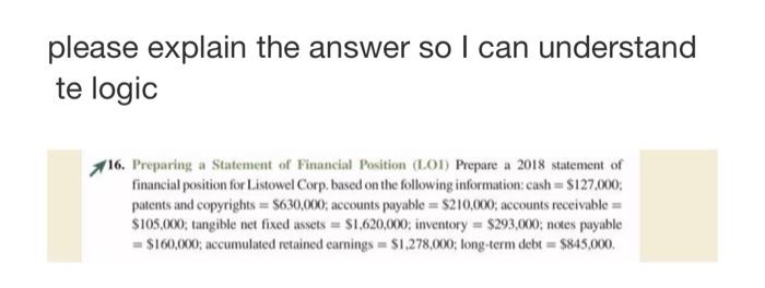 can I have full data please explain the answer so I can