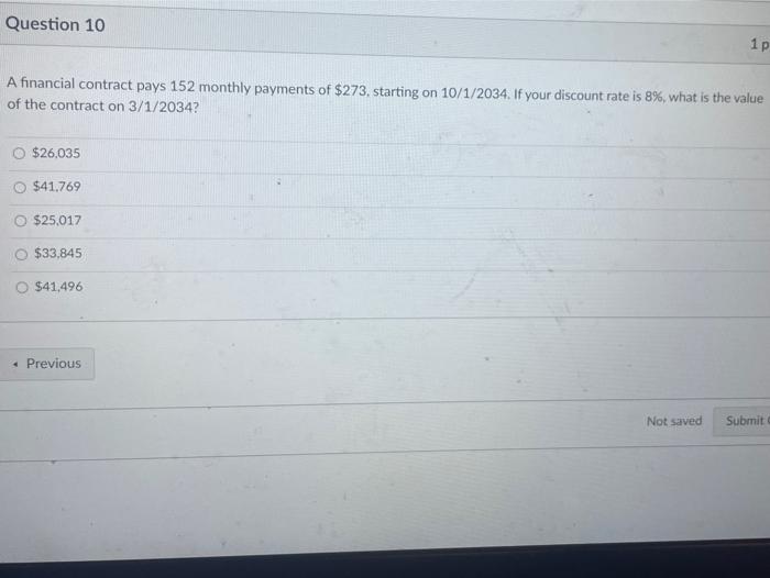 PLEASE HELP ASAP! ILL RATE YOUR ANSWER Question 10 1P A financial