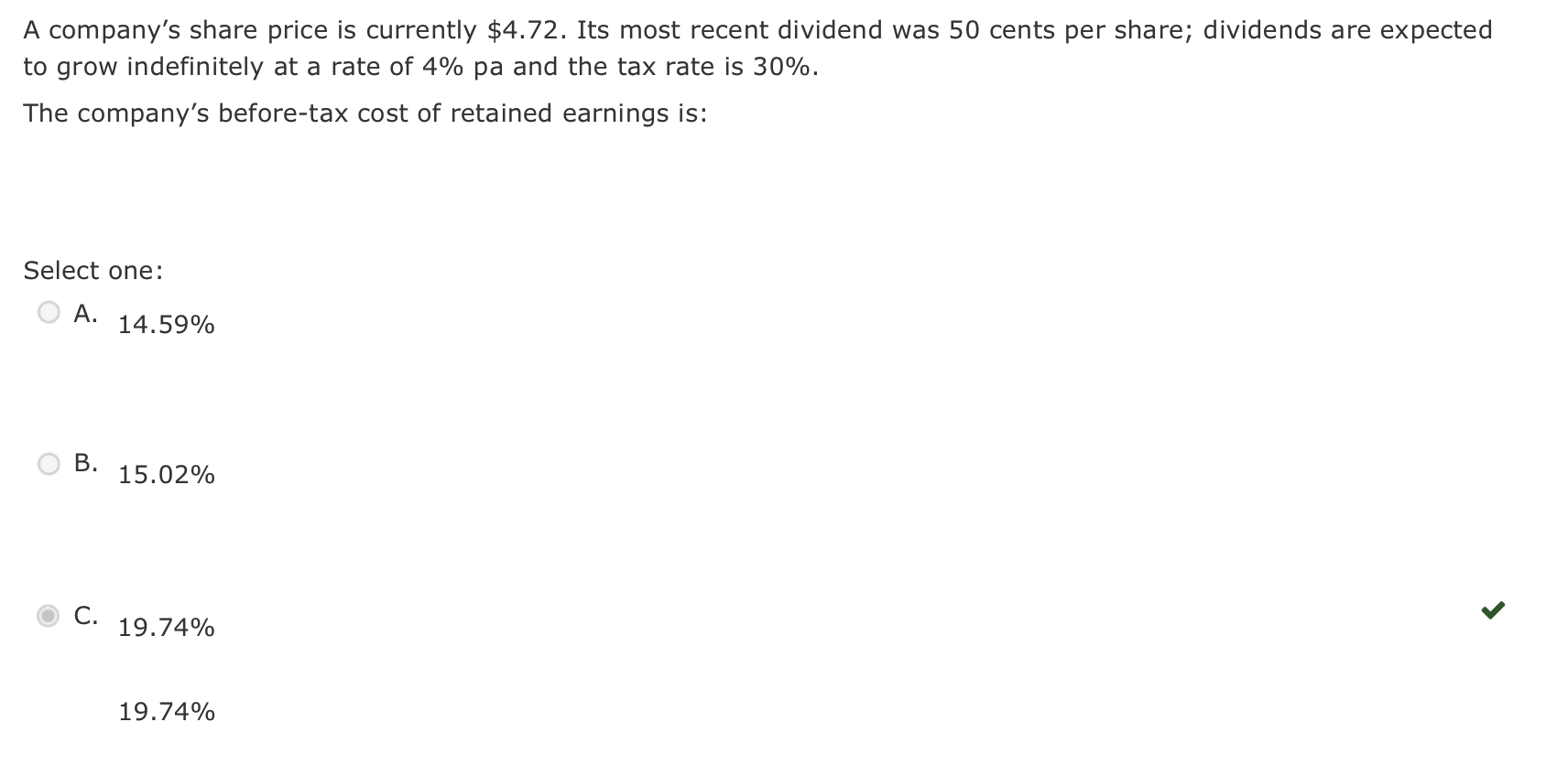 need some help solving this step by step without excel, thank you