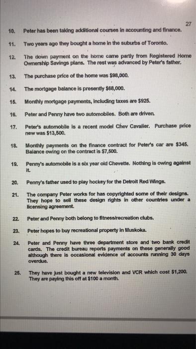 of Information have been taken from an application for credit (and other