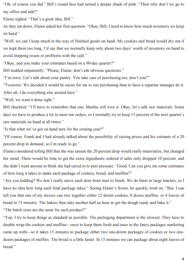 that specializes in providing orders to grocery and convenience stores. Because of