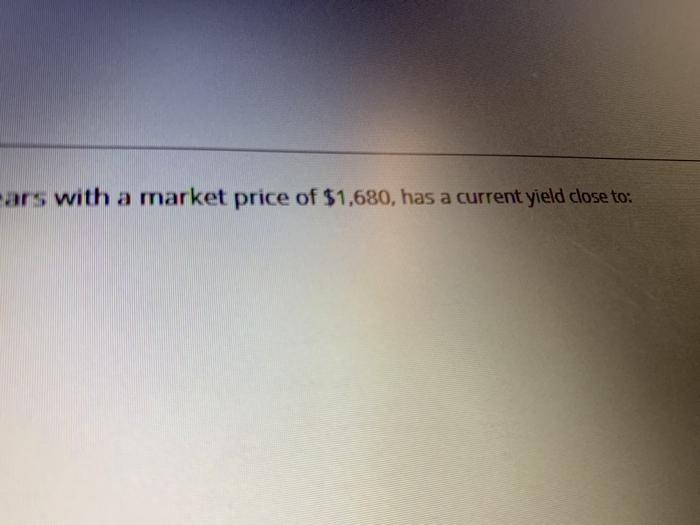 A bond with an annual coupon rate of 3% maturing in 5