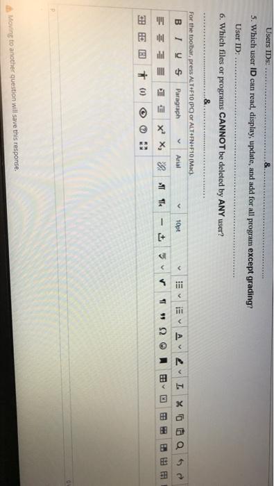 are permitted to perform. When an employee tries to access a particular