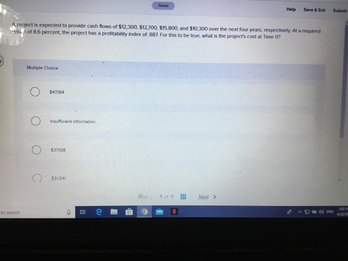  Help Save & Ext Submit A project is expected to provide