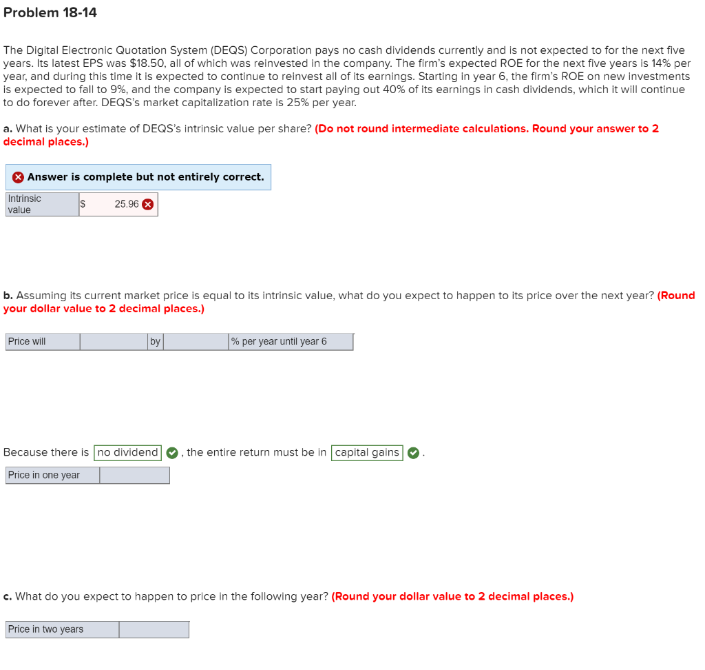 Please solve for a-d in the images. Using Excel would be