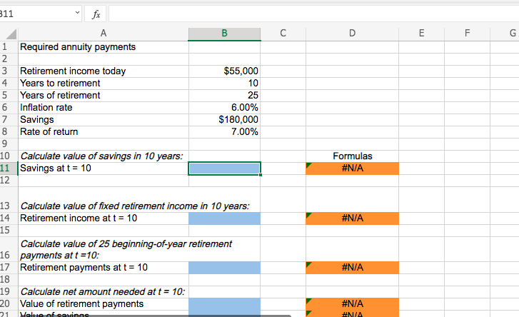 years old and will retire in 10 years. He expects to live