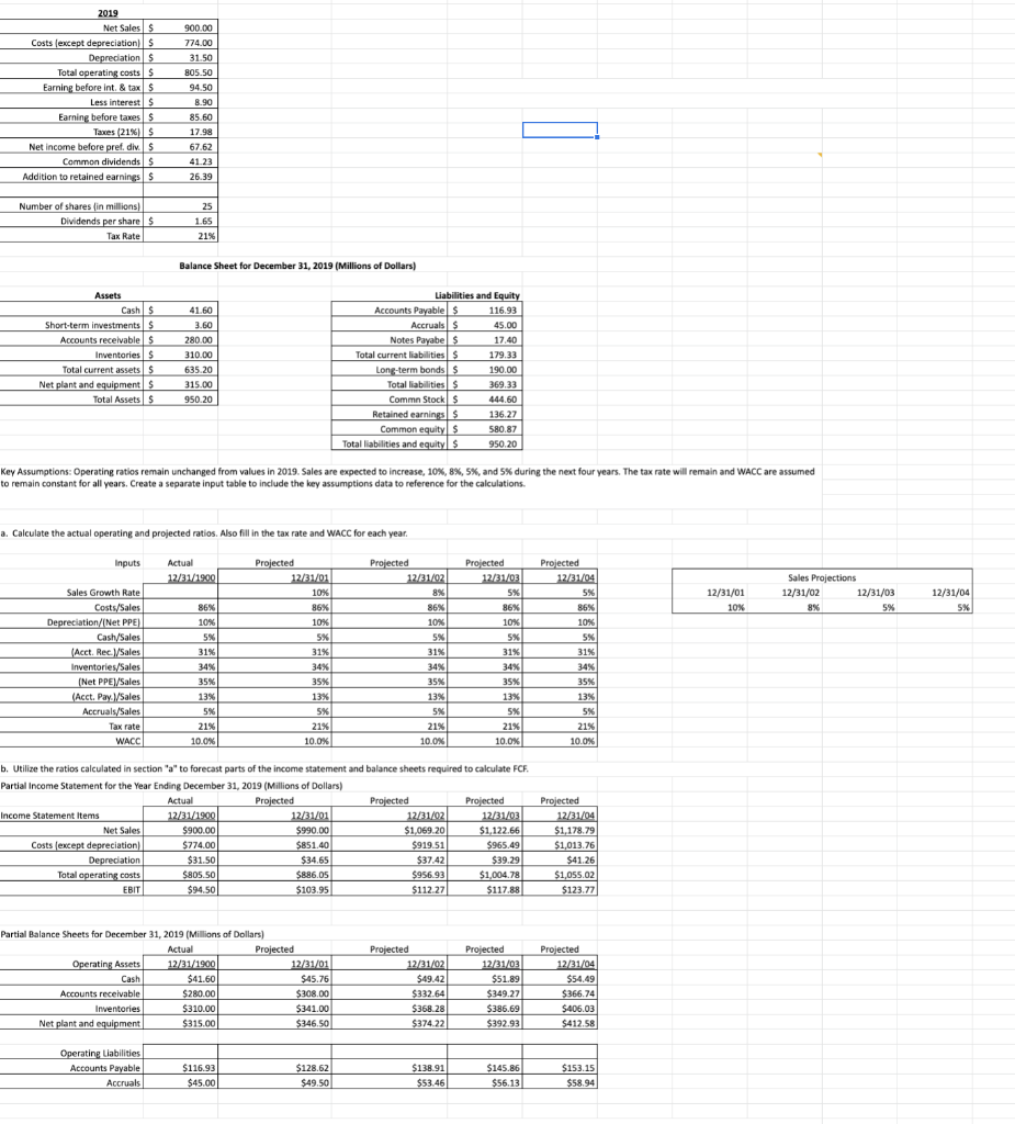 Please create three scenarios: one where you have made adjustments to the