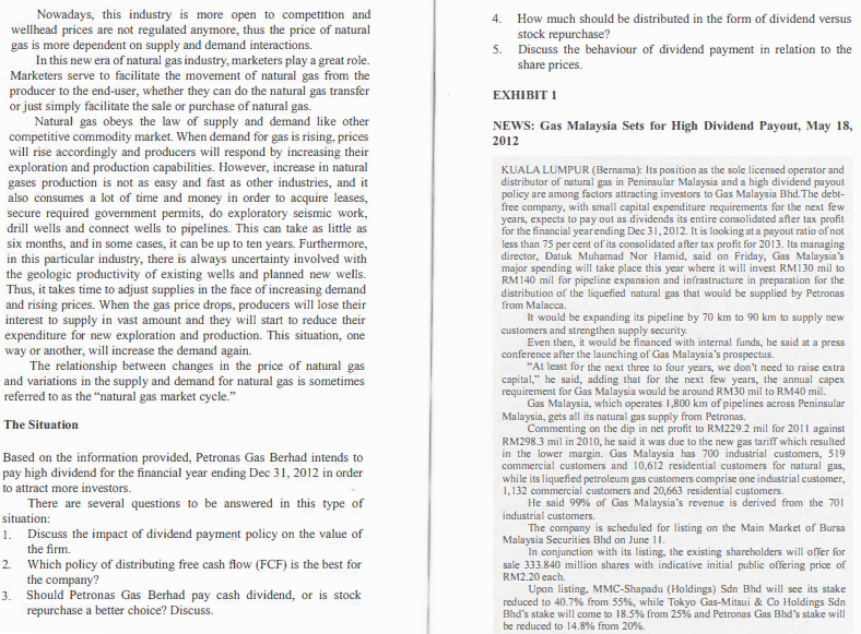 . Farid was the Chief Financial Officer (CFO) for PETRONAS Gas when