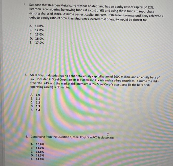 if the answers are correct. please let me know with work so