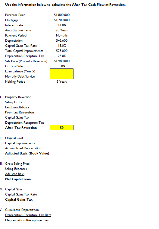  USE EXCEL please show formula Use the information below to calculate
