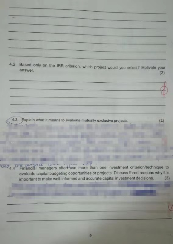 answer , I would appreciate it if you could tell me the