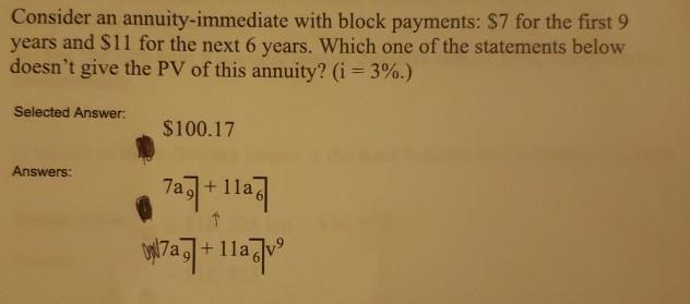 first 9 years and $11 for the next 6 years. Which one