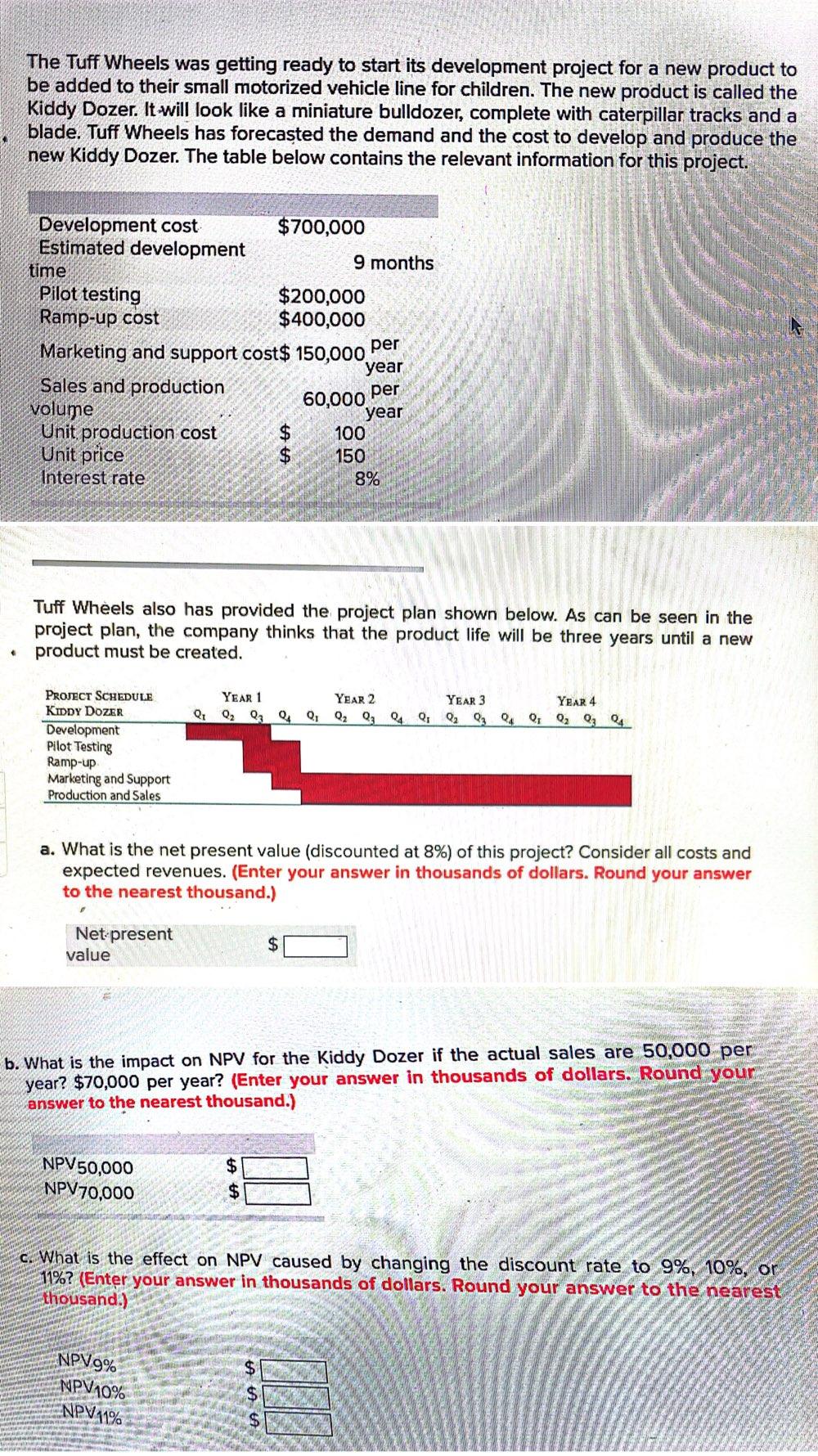  The Tuff Wheels was getting ready to start its development project