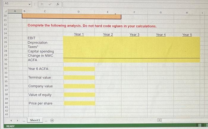 E F G You have looked at the current financial statements for