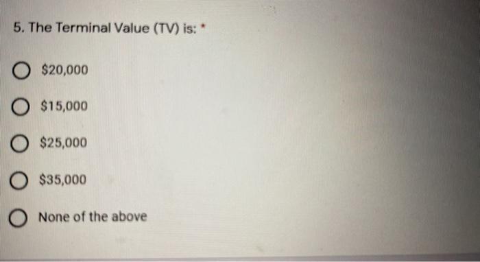for four years. The proposed project has the following features: Initial cost