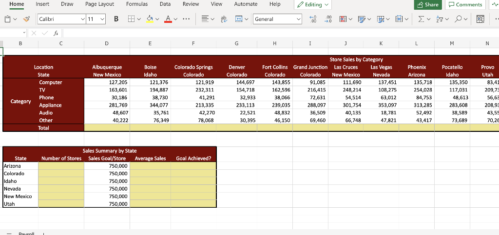 If someone can help solve this excel problem and provide what