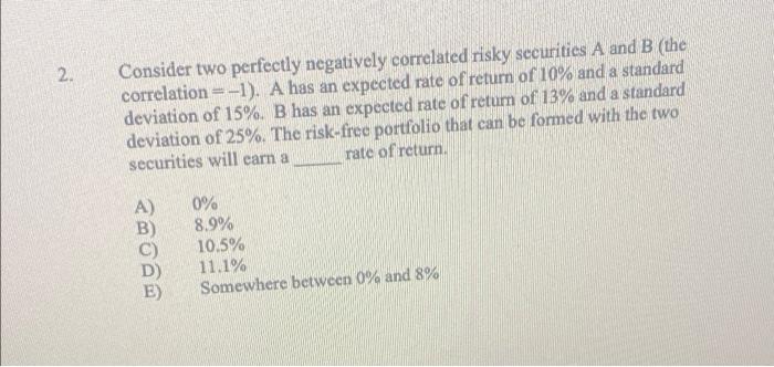 help me with number two please 2 . 2 Consider two perfectly
