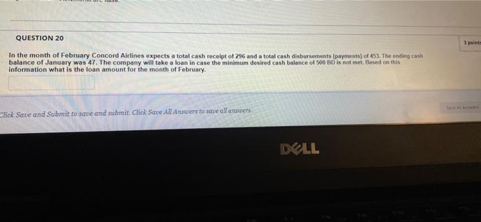 only have 30 minutes QUESTION 4 spor A company forecasts that the