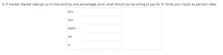 bond has a $1,000 face value, matures in 10 years, and pays