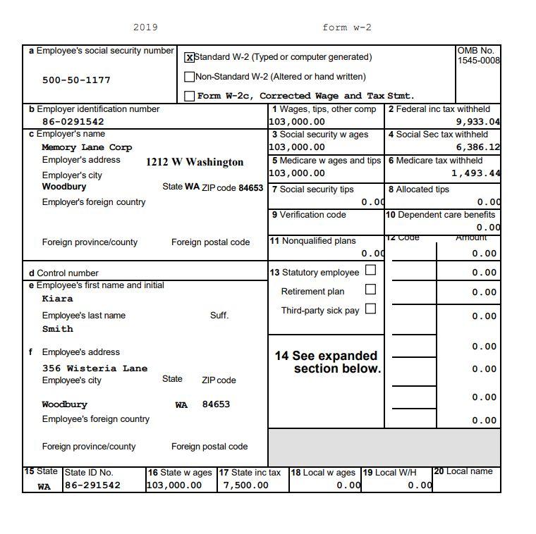 Using the information provided in each link below, complete three tax returns